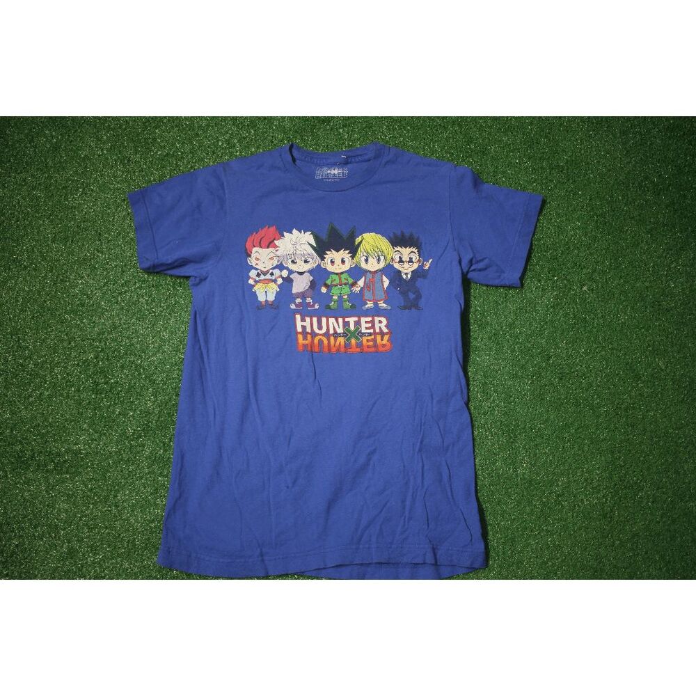 Hunter x Hunter Chibi Characters Graphic Tee - Blue (Size S) Anime Shirt